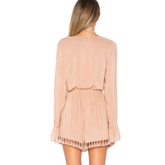 Revolve Ale By Alessandra Livia Romper in Latte NWT Size Medium - Picture 3 of 3